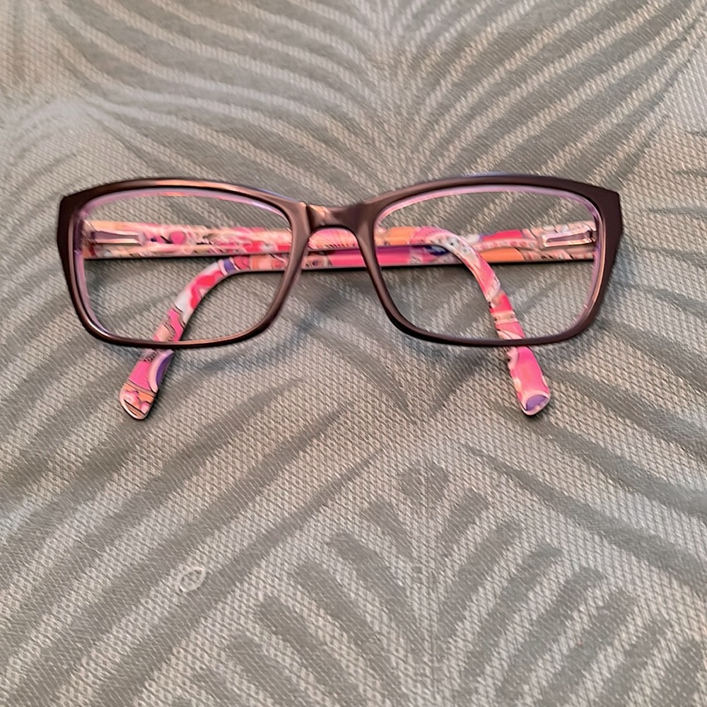 Vera Bradley Marcella Pink Swirl Eyeglasses